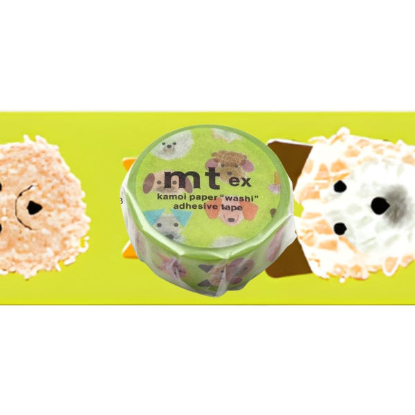 MT Washi Tape 15MM X 5M EX Puppy's Face