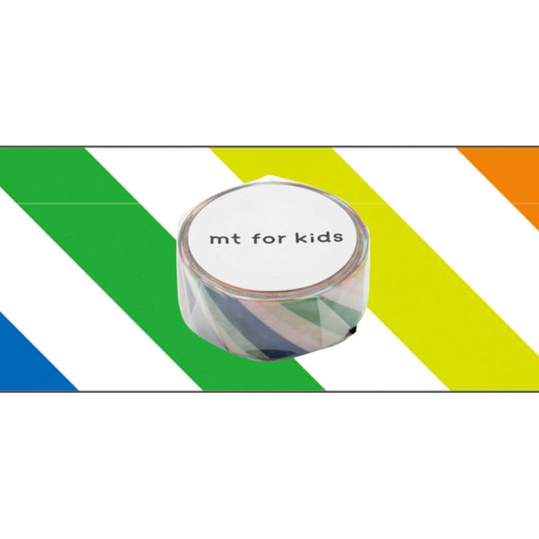 MT Washi Tape 15MM X 7M Kids Colorful Stripe