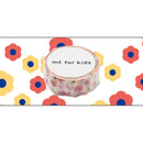 MT Washi Tape 15MM X 7M Kids Motif Flower