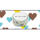 MT Washi Tape 15MM X 7M Kids Motif Heart