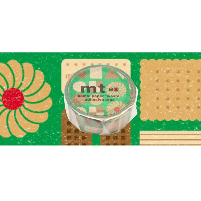 MT Washi Tape 15MM X 7M EX Geometry Cookie