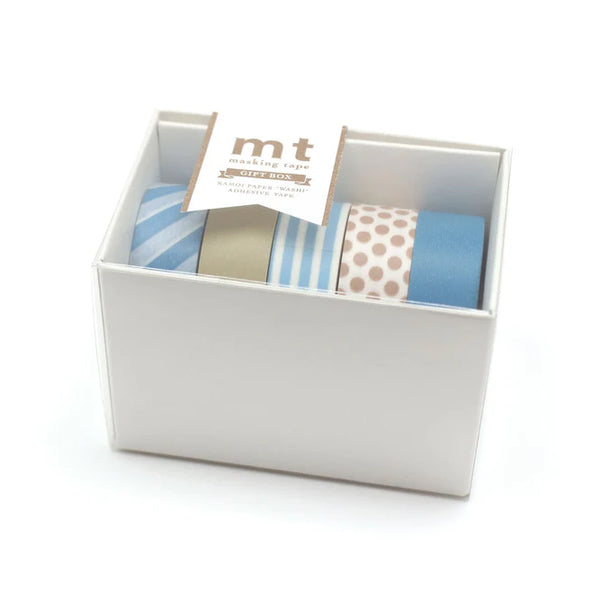 MT Washi Tape Gift BoX of 5 Rolls Grayish