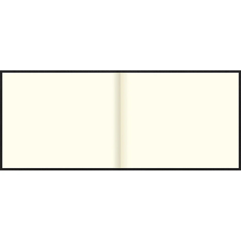 Letts Legacy Plain 259 X 210MM Black Guest Book