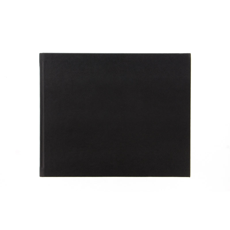 Letts Legacy Plain 259 X 210MM Black Guest Book