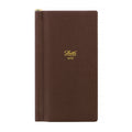 Letts Legacy Slim 85x152mm Ruled Notebooks#Colour_CHOCOLATE