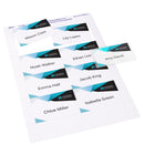 Avery 86.5x55.5mm 8up 10 Sheets Magnetic Name Badge Kit