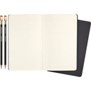 Moleskine x MSK LE 2 Ruled Large Cahier Journals + 2 Blackwing Firm Pencils Set