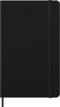 Moleskine Diary 12 Month Daily Hardcover Large 2027#Colour_BLACK
