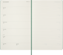 Moleskine Diary 12 Month Weekly + Notes Sage Green Hardcover Large 2027