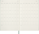 Moleskine Diary 12 Month Weekly + Notes Sage Green Hardcover Large 2027