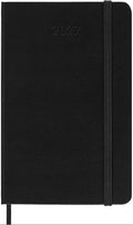 Moleskine Diary 12 Month Weekly + Notes Hardcover Pocket 2027#Colour_BLACK