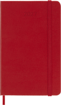 Moleskine Diary 12 Month Weekly + Notes Hardcover Pocket 2027#Colour_SCARLET RED