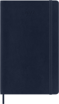 Moleskine Diary 12 Month Weekly + Notes Softcover Large 2027#Colour_SAPPHIRE BLUE