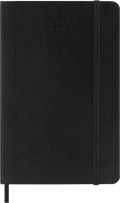 Moleskine Diary 12 Month Weekly + Notes Softcover Pocket 2027#Colour_BLACK