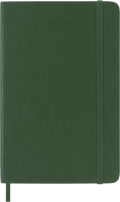 Moleskine Diary 12 Month Weekly + Notes Softcover Pocket 2027#Colour_MYRTLE GREEN