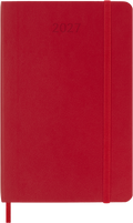 Moleskine Diary 12 Month Weekly + Notes Softcover Pocket 2027#Colour_SCARLET RED
