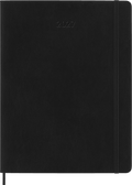 Moleskine Diary 12 Month Weekly + Notes Softcover XL 2027#Colour_BLACK