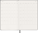Moleskine Diary 12 Month Weekly Horizontal Hardcover Black 2027