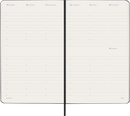 Moleskine Diary 12 Month Weekly Vertical Hardcover Black 2027