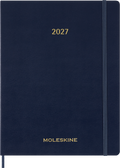 Moleskine Essential Planner 13 Month Softcover Weekly Vertical XXL 2027#Colour_SAPPHIRE BLUE