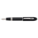Cross Peerless 125 Obsidian Black Lacquer Medium Fountain Pen