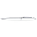 Cross Gift Set - Calais Chrome Ballpoint Pen & Mocha Saffiano Leather Smart Tracker Key Chain