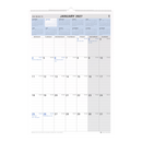 Debden Calendar Wiro 577x394mm Month to View 2027