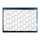 Writeraze Wallplanner Laminated 2027