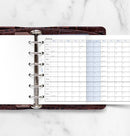 Filofax Organiser Refill Year Planner Horizontal Pocket 2027