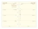 Filofax Organiser Refill Classic Week To View Pocket Cotton Cream 2027