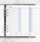 Filofax Organiser Refill Year Planner Horizontal A5 2027