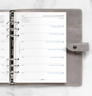Filofax Organiser Refill Classic Week Per Page A5 Multilingual 2027