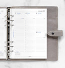 Filofax Organiser Refill Classic Week To View With Appointments A5 2027
