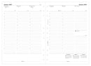 Filofax Organiser Refill Classic Week To View With Appointments Vertical Deskfax 2027