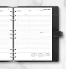 Filofax Organiser Refill Classic Week To View With Appointments Vertical Deskfax 2027