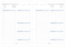 Filofax Organiser Refill Classic Day Per Page With Appointments A4 Multilingual 2027