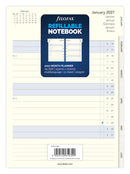 Filofax Organiser Refill Notebook A5 Month Planner 2027