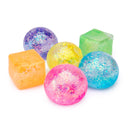 Sensory Sprouts Stretch & Sparkle Shapes Jar of 12