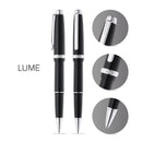 Cross Lume Rollerball Pen Obsidian Black With Chrome Trim