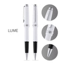 Cross Lume Rollerball Pen White With Chrome Trim
