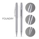 Cross Foundry Ballpoint Pen Lustrous Chrome
