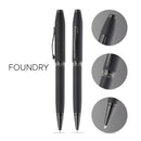 Cross Foundry Ballpoint Pen Matt Black with PVD Black Trim