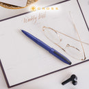 Cross Prism Ballpoint Pen Sea Blue With Matt Black Trim