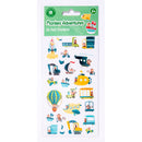 Learning Can Be Fun Foil Sticker Set Monkey Adventures