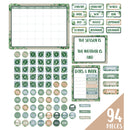 Learning Can Be Fun Eucalyptus Essentials Calendar Bulletin Board Set