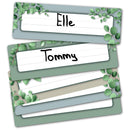 Learning Can Be Fun Eucalyptus Essentials Adhesive Name Plates Pack of 30