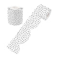 Learning Can Be Fun Scalloped Border Rolls 6.5cm X 15.24m#Colour_BLACK AND WHITE PATTERNED