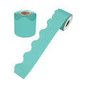 Learning Can Be Fun Scalloped Border Rolls 6.5cm X 15.24m#Colour_TEAL