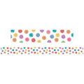 Learning Can Be Fun Border Strips 7.5cm X 90cm Pack of 12#Colour_COLOUR BURST POM POMS