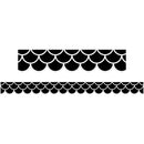 Learning Can Be Fun Scalloped Border Strips 7.5cm X 90cm Pack of 12
